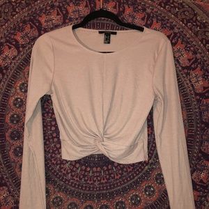 Twist-Front Crop Top